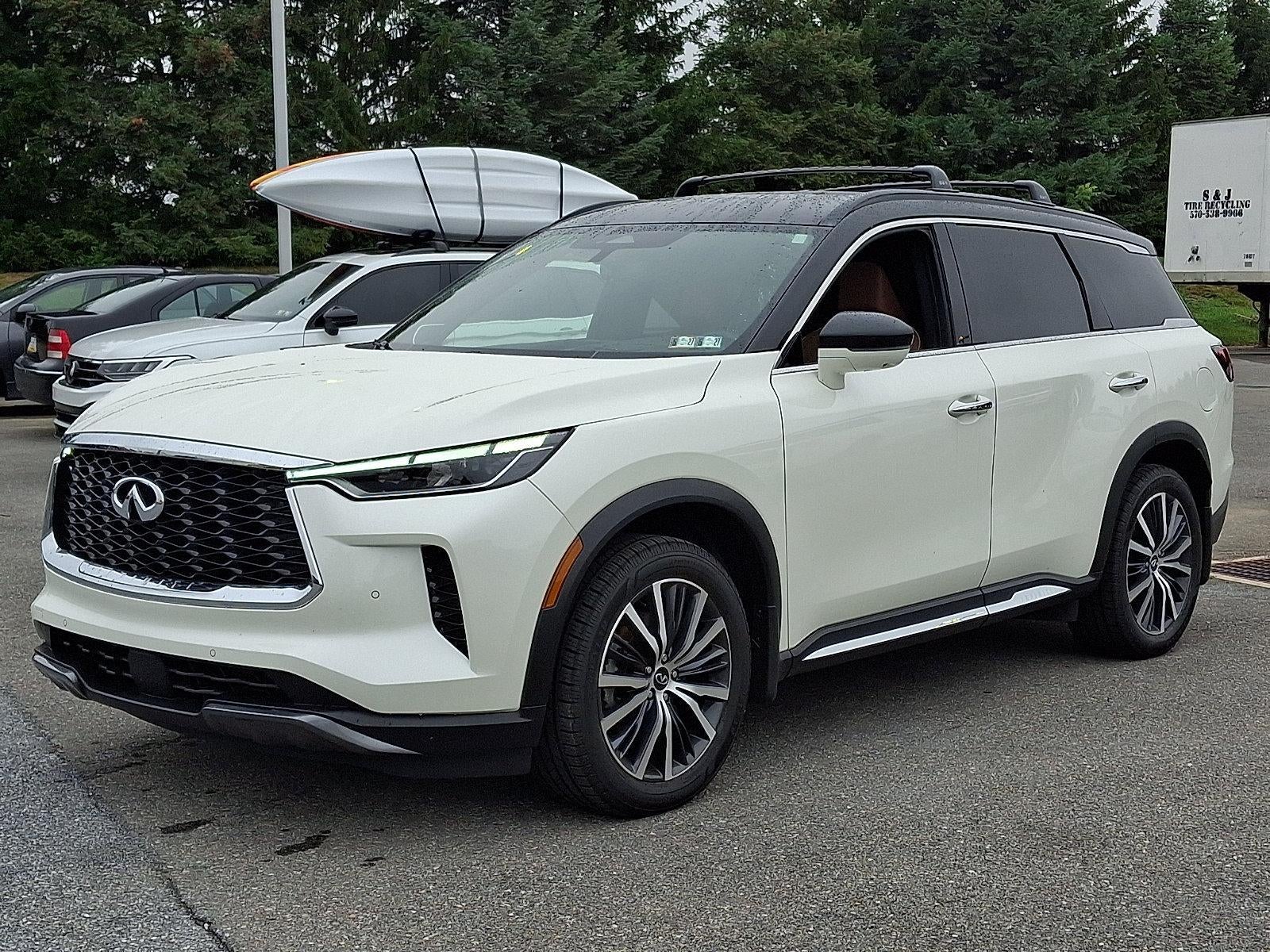 2025 INFINITI QX60 — rear three-quarter view