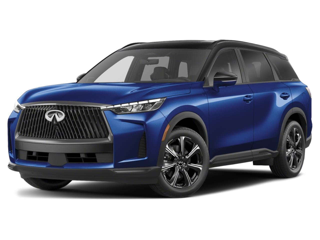 2027 INFINITI QX60 AUTOGRAPH AWD in Deep Emerald/Black Obsidian — front three-quarter view