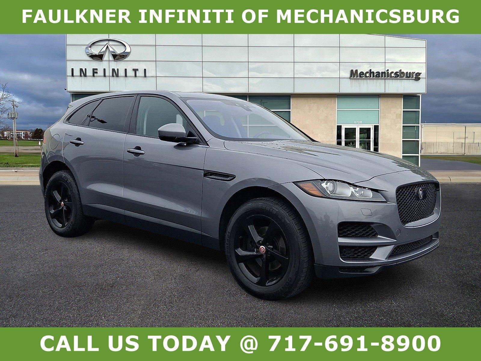 2020 Jaguar F-PACE 25t Prestige AWD in Eiger Gray Metallic — front three-quarter view