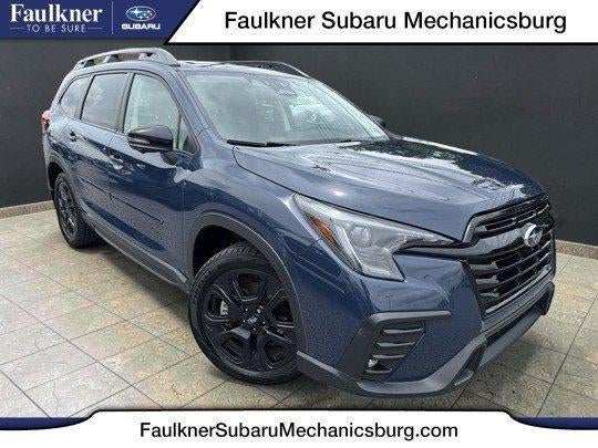 2023 Subaru Ascent Onyx Edition Limited 7-Passenger in Cosmic Blue Pearl — front three-quarter view