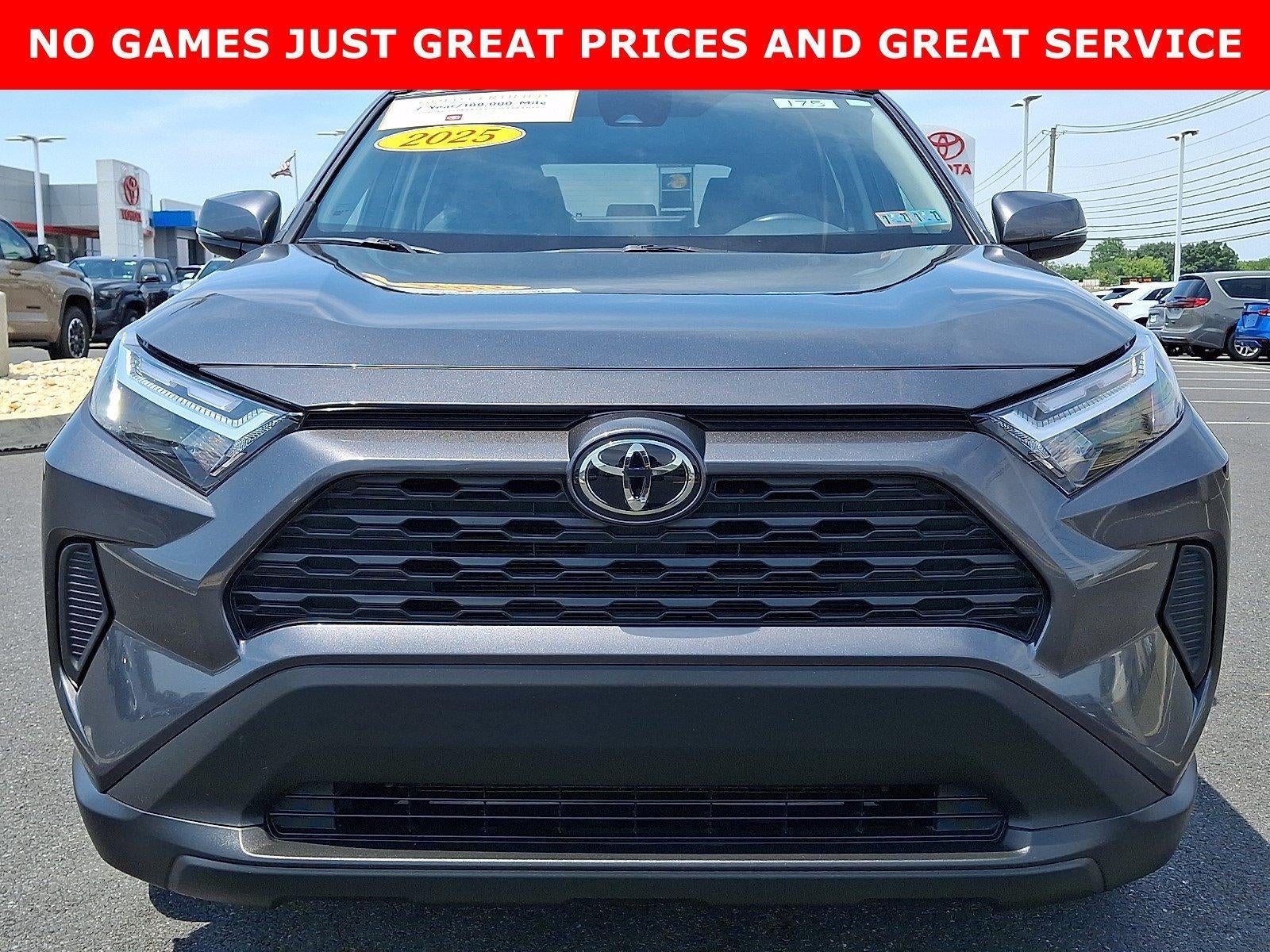 2025 Toyota RAV4 — side profile view