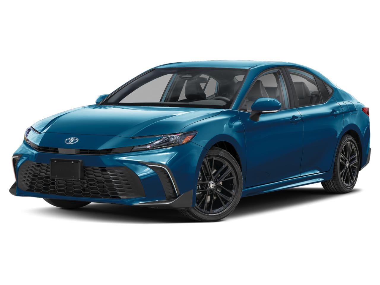 2025 Toyota Camry SE (SE) in Ocean Gem — front three-quarter view