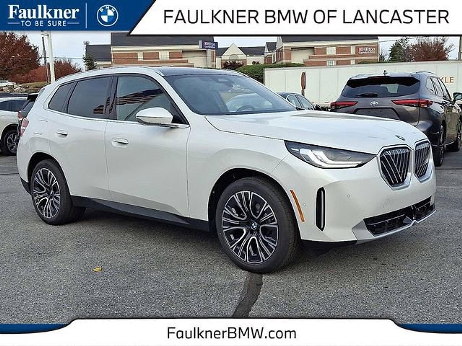 2026 BMW X3 30 xDrive Sports Activity Vehicle in Mineral White Metallic — front three-quarter view