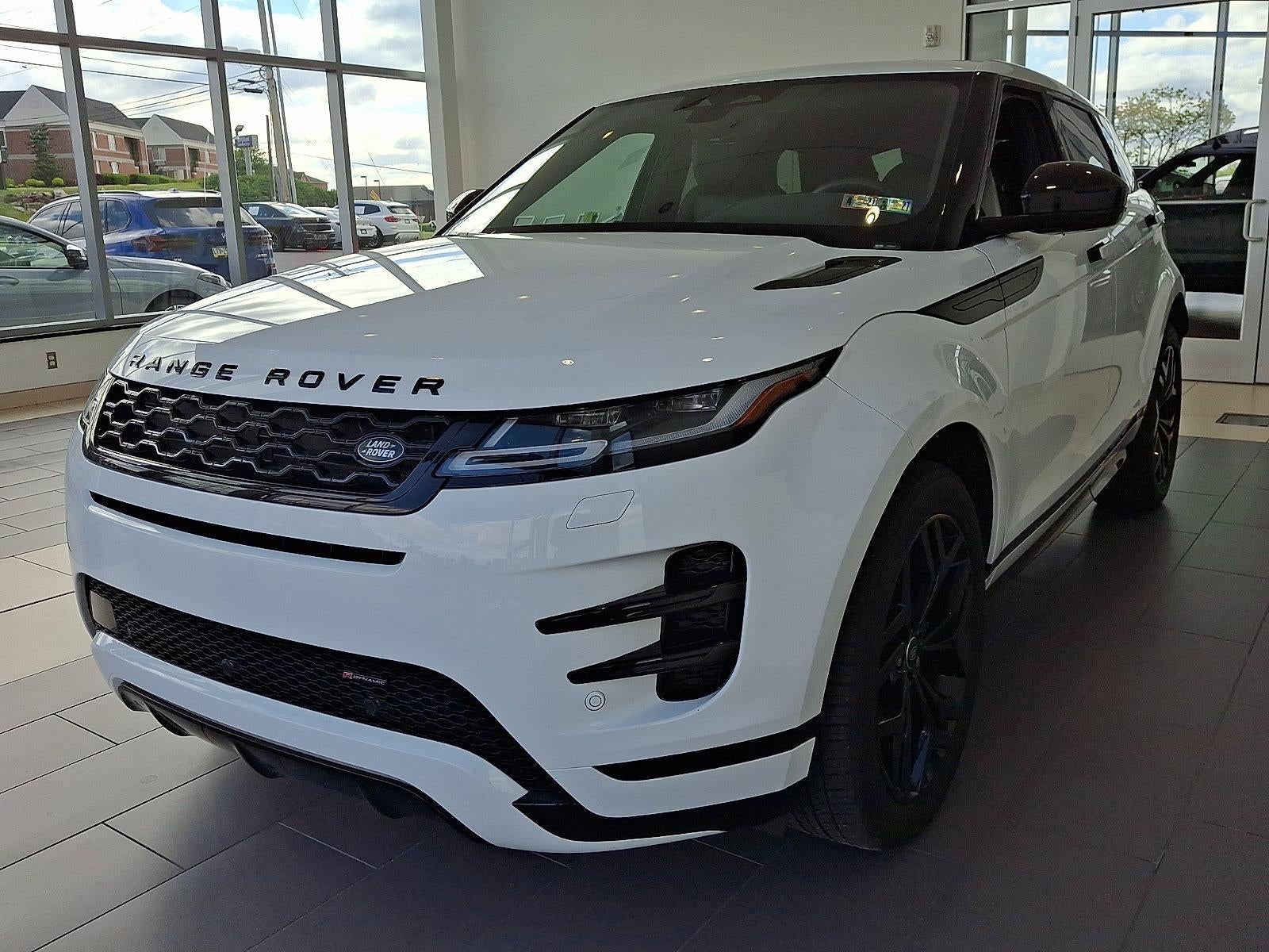 2023 Land Rover Range Rover Evoque — rear three-quarter view