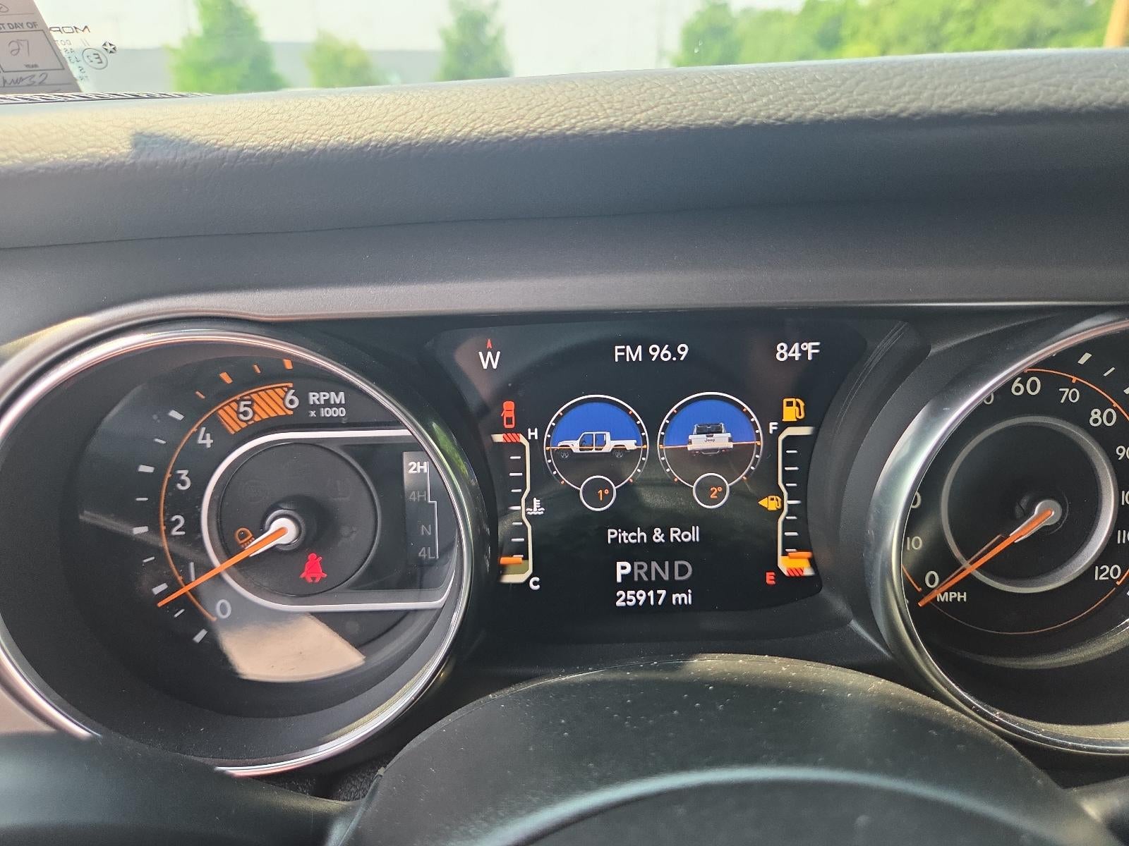 2021 Jeep Gladiator — interior view