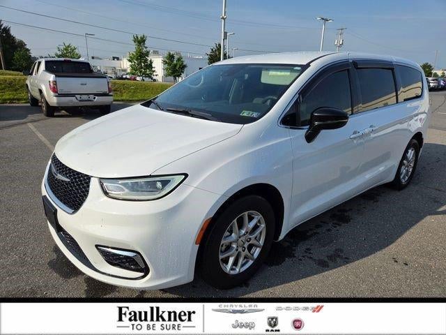 2024 Chrysler Pacifica Touring L FWD in Bright White Clearcoat — front three-quarter view