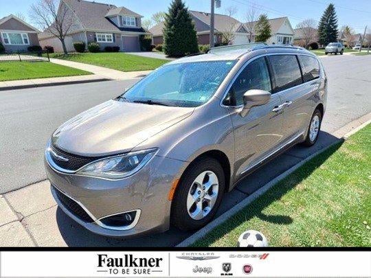2017 Chrysler Pacifica Touring-L Plus FWD in Molten Silver — front three-quarter view
