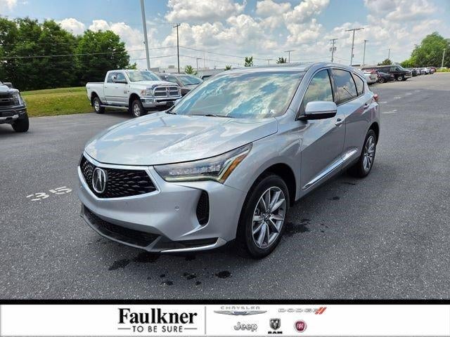 2023 Acura RDX SH-AWD w/Technology Package in Lunar Silver Metallic — front three-quarter view