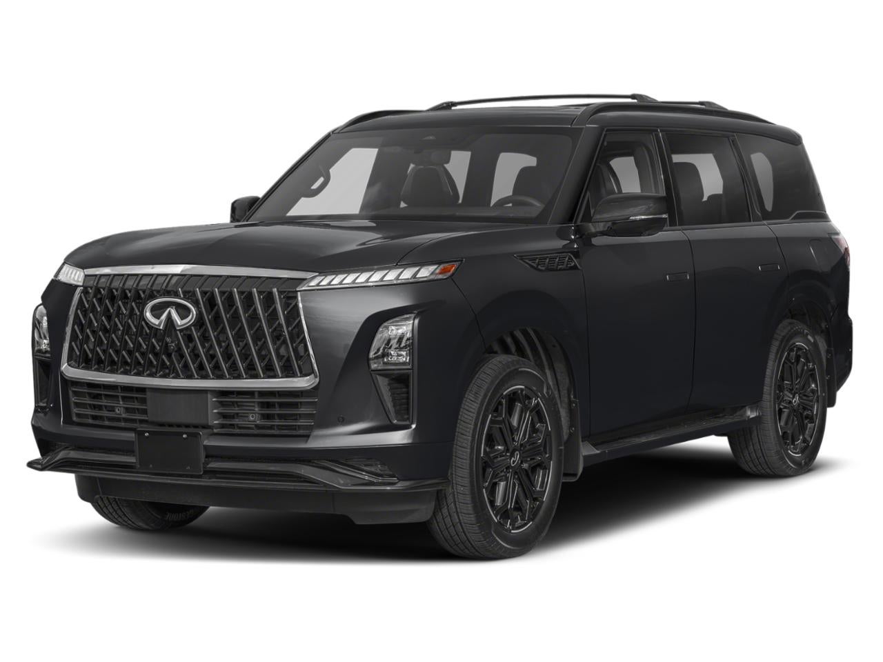 2027 INFINITI QX80 SPORT AWD in Gray — front three-quarter view