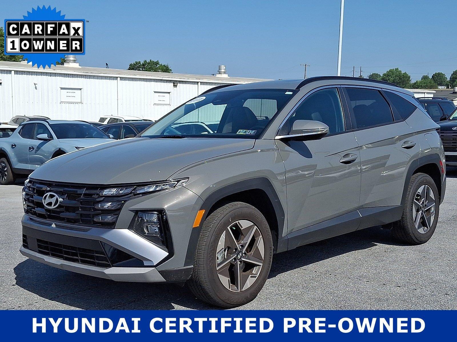 2025 Hyundai TUCSON SEL Convenience in Hampton Gray — front three-quarter view