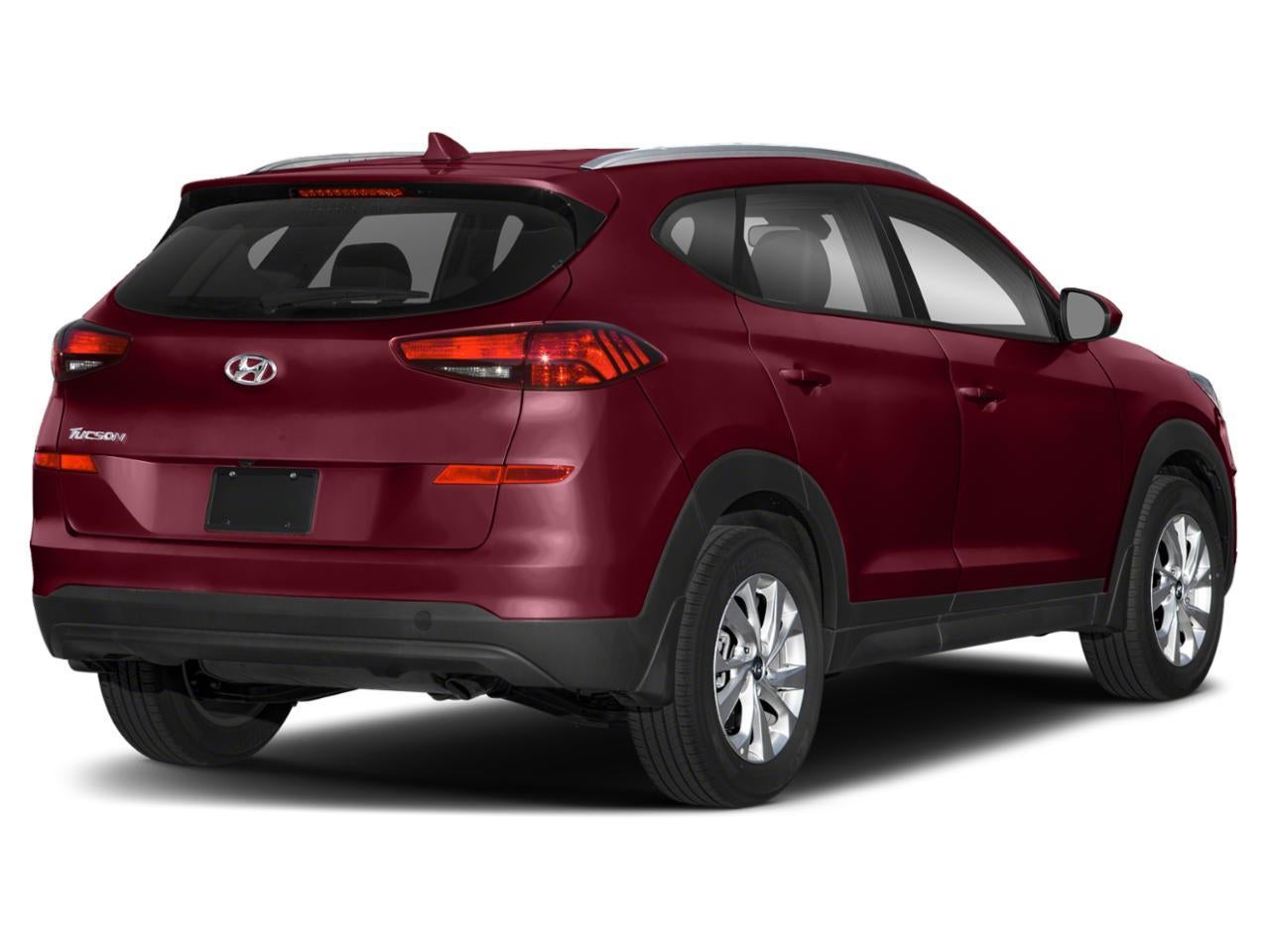 2019 Hyundai TUCSON — rear three-quarter view